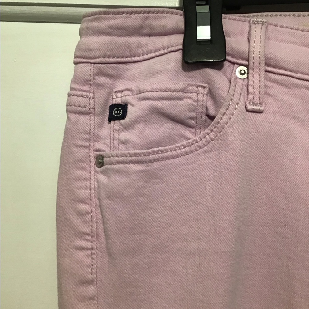 AG Adriano Goldschmied The Stevie Ankle blush pink jeans - Picture 6 of 15